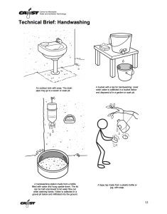 handwashing technical brief