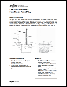 Latrine Fact Sheet